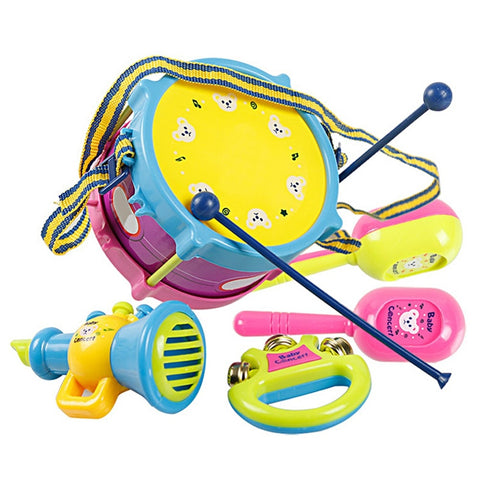 5pcs/Set Kids Roll Drum