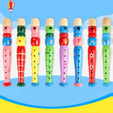 6-Hole Wooden Kid Flute Musical Instrument