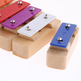 8 Notes Xylophone Sound Block Glockenspiel Hand Percussion Children Preschool Toys Gift