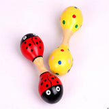 Double Head Colorful Wooden Maracas