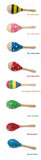 musical instrument Colorful Wooden Maracas