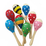 musical instrument Colorful Wooden Maracas