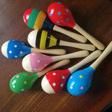 musical instrument Colorful Wooden Maracas