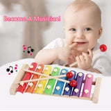 Wooden Toys Childhood Learning Toy Children Kids Baby Colorful Wooden Blocks Enlightenment Educational Toy