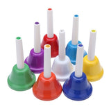 8-Note Metal Colorful Handbell