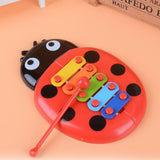 Hand Knock Piano Educational Toys Hand Harp Boy Girl Musical Baby Toy 8-Note Xylophone for 0-3 Years Old Children Toddler