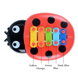 8-Note Musical Instrument Toys Percussion Kids Music Cute Cartoon Inset Beetle Baby Early Learning Educational Toys Children