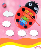 8-Note Musical Instrument Toys Percussion Kids Music Cute Cartoon Inset Beetle Baby Early Learning Educational Toys Children