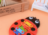 8-Note Musical Instrument Toys Percussion Kids Music Cute Cartoon Inset Beetle Baby Early Learning Educational Toys Children