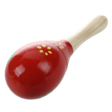 2 X Wood Maracas Musical Instrument Toy For Kids