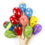 1Pcs Kids Mini Colorful Wooden Maracas