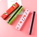 16 Holes Double Row Wooden  Wind