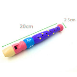 6-Hole Wooden Children  Wind Instruments