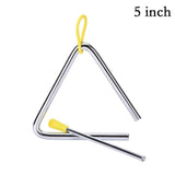 1pc 4/5/6/7/8/Inch Triangle Orff Musical Instruments