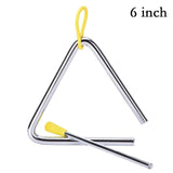 1pc 4/5/6/7/8/Inch Triangle Orff Musical Instruments