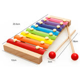 Music Instrument Toy Wooden Frame Style Xylophone Children Kids Musical Funny Toys Baby Educational Toys Gifts