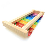 Wooden Xylophone Musical Instrument 8 Tones Toys Multicolor For Children Kids Baby