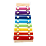 Wooden Xylophone Musical Instrument 8 Tones Toys Multicolor For Children Kids Baby