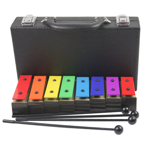 Professional Baby 8 Notes Xylophone Early Childhood Kids Music Instrument Baby Learning Music Piano Toys With 4 Stick