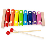 Wooden Toys Octave Knocking Piano Knocking Xylophone Children's Music Instruments Wooden Knocking Piano  Preschool