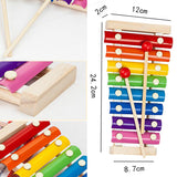 Kid Baby Children Wooden Musical Instruments Xylophone Developmental Toy Toy Musical Instrument