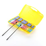 Colorful 25 Notes Xylophone Percussion Rhythm Musical Educational Teaching Instrument Toy with 2 Mallets for Children