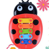 Hand Knock Piano Educational Toys Hand Harp Boy Girl Musical Baby Toy 8-Note Xylophone for 0-3 Years Old Children Toddler