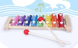 Baby Toys Xylophone Educational Toy Wooden Eight-Notes Frame Style Musical Toys Toddler Kids Children 2 to 4 years old