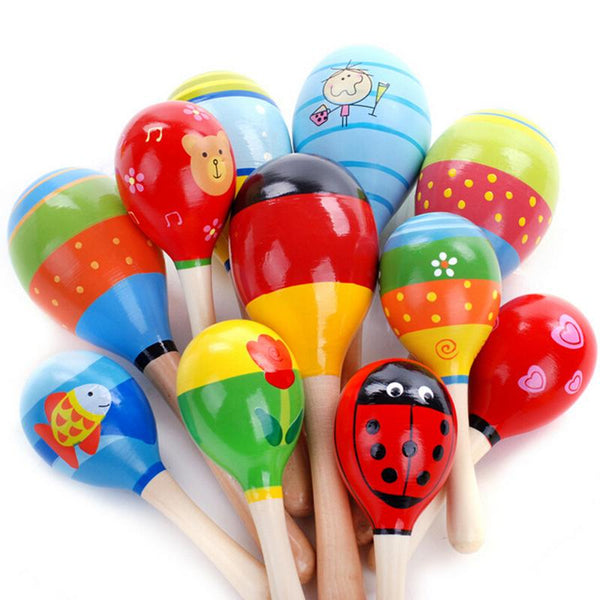 Colorful Wooden Maracas